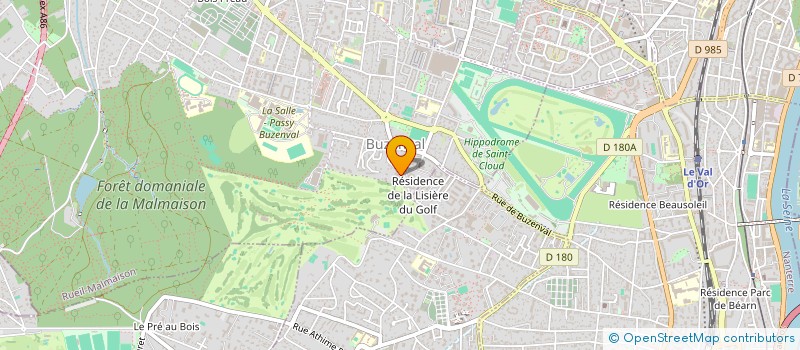 localisation de l'entreprise SYND COPROP RES LETTRAZ 22 R GAL COLONIE à RUEIL-MALMAISON