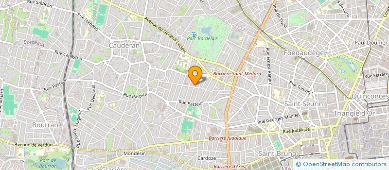 localisation de l'entreprise SYND COPROP RES MARCEAU LORRAINE  BORDEAUX