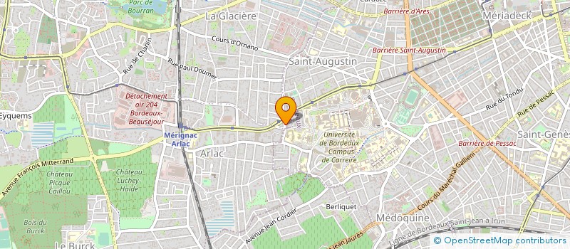 localisation de l'entreprise SYND COPROP RES MARHABA  MERIGNAC