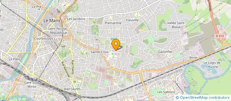 localisation de l'entreprise SYND COPROP RES NOISETIERS 1  LE MANS