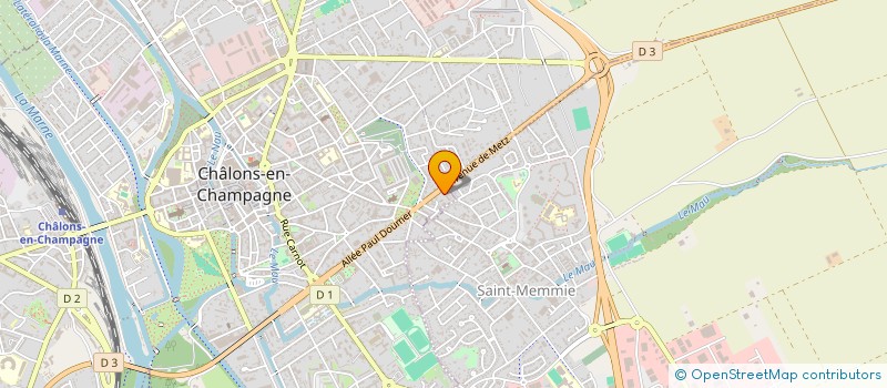 localisation de l'entreprise SYND COPROP RES PARC ST JEAN  CHALONS-EN-CHAMPAGNE