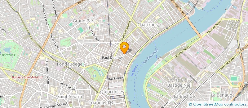 localisation de l'entreprise SYND COPROP RES POMME D OR  BORDEAUX