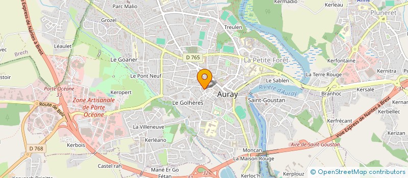 localisation de l'entreprise SYND COPROP RES PONTORSON à AURAY