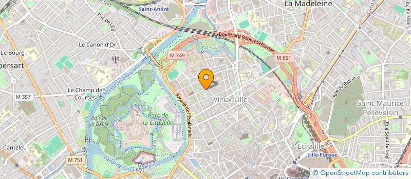 localisation de l'entreprise SYND. COPROP. RES PRINCESSE 11-13 à LILLE