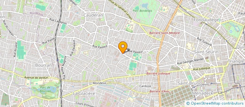 localisation de l'entreprise SYND COPROP RES ROLAND GAMOS  BORDEAUX