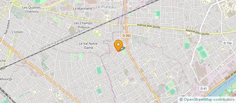 localisation de l'entreprise SYND COPROP RES SABLONS NOTRE DAME  BEZONS