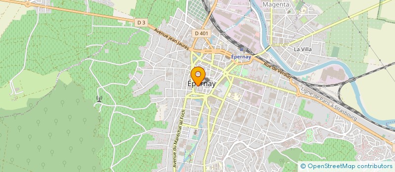 localisation de l'entreprise SYND COPROP RES SAINT THIBAULT  EPERNAY