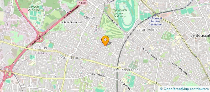 localisation de l'entreprise SYND COPROP RES SOLLEY SOMBRA  BORDEAUX