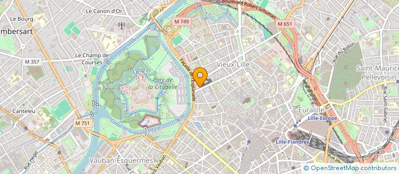 localisation de l'entreprise SYND COPROP RES STE CATHERINE à LILLE