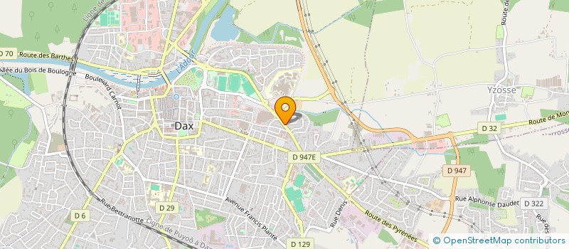 localisation de l'entreprise SYND COPROP RES YVES DU MANOIR  DAX