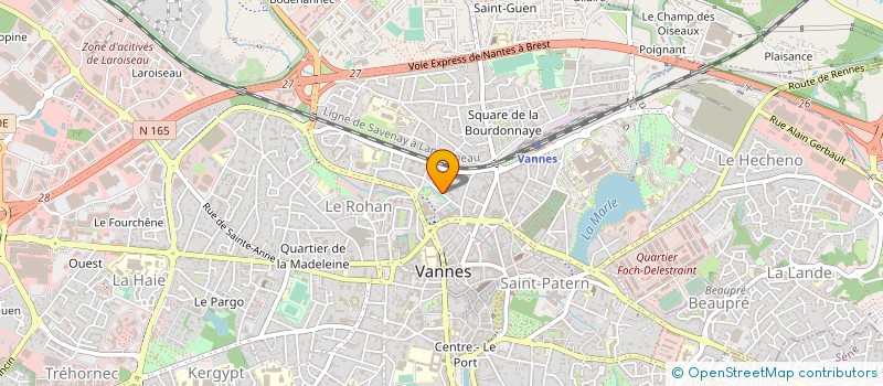 localisation de l'entreprise SYND COPROP RESID BRETAGNE à VANNES