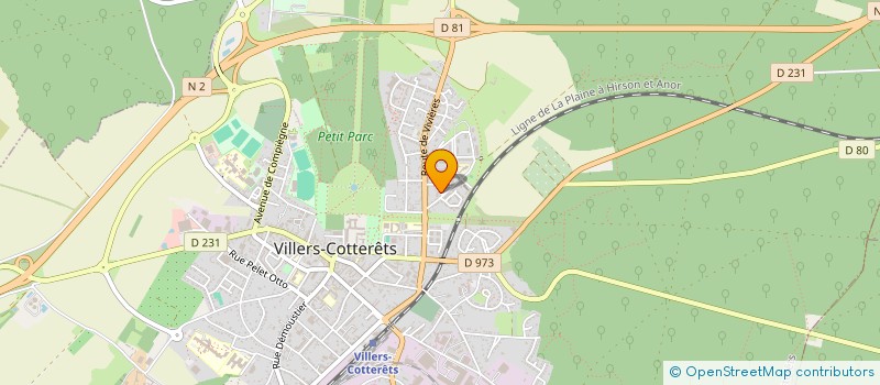 localisation de l'entreprise SYND COPROP RESID LA MARLIERE à VILLERS-COTTERETS
