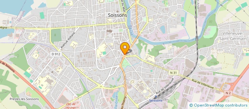 localisation de l'entreprise SYND COPROP RESID PL DE LA REPUBLIQUE à SOISSONS