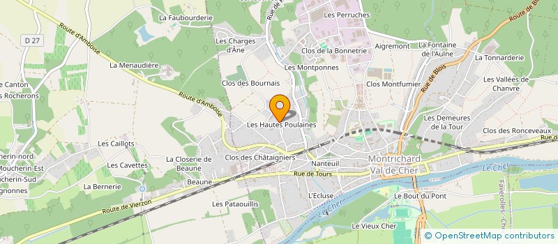 localisation de l'entreprise SYND COPROP RESID TOURAINE I  MONTRICHARD-VAL-DE-CHER