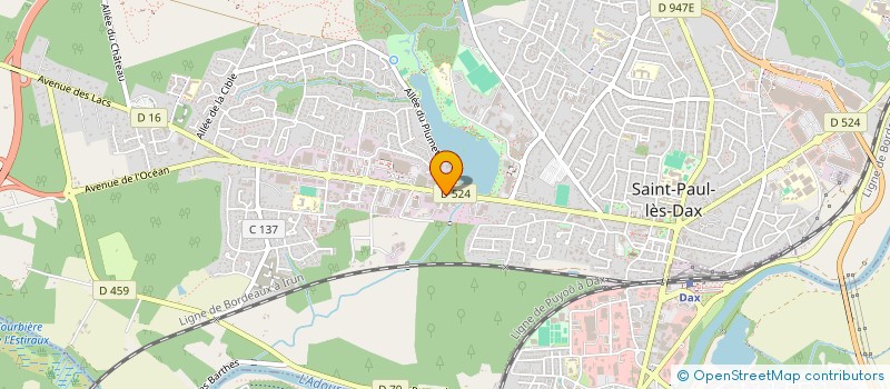 localisation de l'entreprise SYND COPROP RESIDENCE BAHEIGNE  SAINT-PAUL-LES-DAX