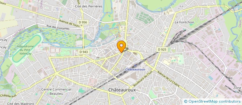 localisation de l'entreprise SYND COPROP RESIDENCE BEAUSEJOUR à CHATEAUROUX