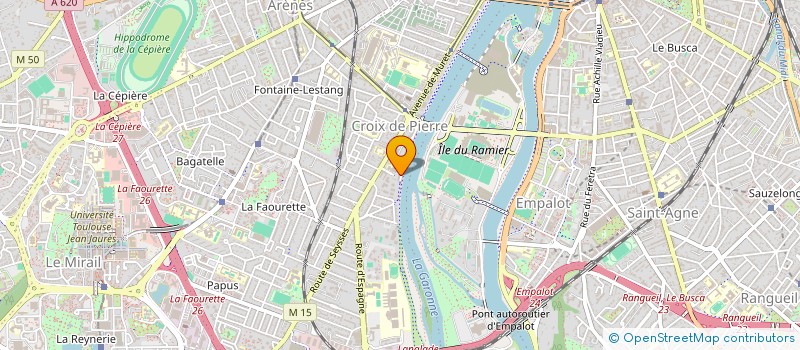 localisation de l'entreprise SYND COPROP RESIDENCE BELLES RIVES  TOULOUSE