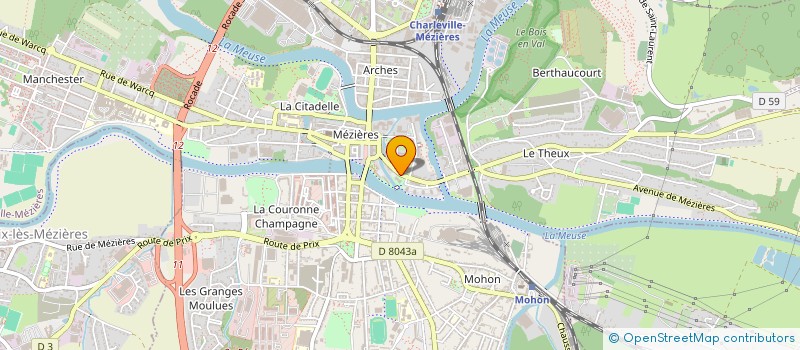 localisation de l'entreprise SYND COPROP RESIDENCE BUSSY  CHARLEVILLE-MEZIERES