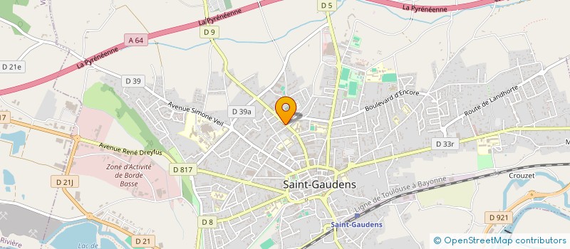 localisation de l'entreprise SYND COPROP RESIDENCE CADEAC à SAINT-GAUDENS