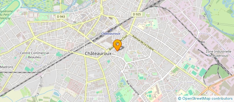 localisation de l'entreprise SYND COPROP RESIDENCE CONCORDE II à CHATEAUROUX