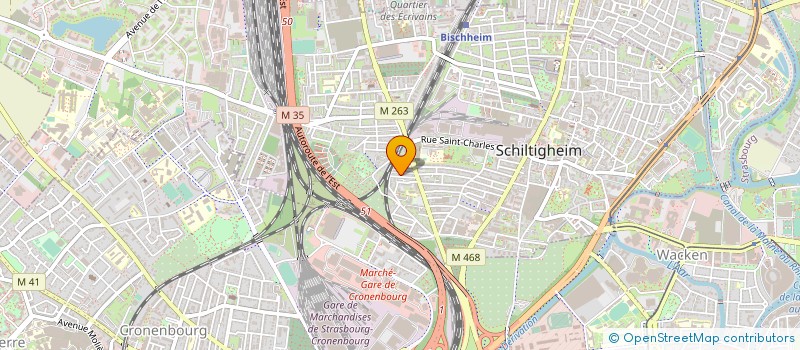 localisation de l'entreprise SYND COPROP RESIDENCE COUR DE L ETOILE  SCHILTIGHEIM