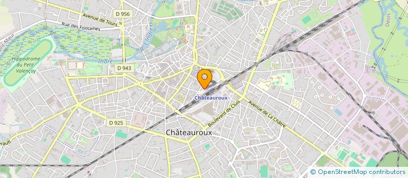 localisation de l'entreprise SYND COPROP RESIDENCE DE LA GARE à CHATEAUROUX