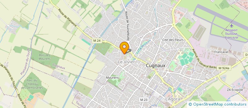 localisation de l'entreprise SYND COPROP RESIDENCE DEBUSSY à VILLENEUVE-TOLOSANE