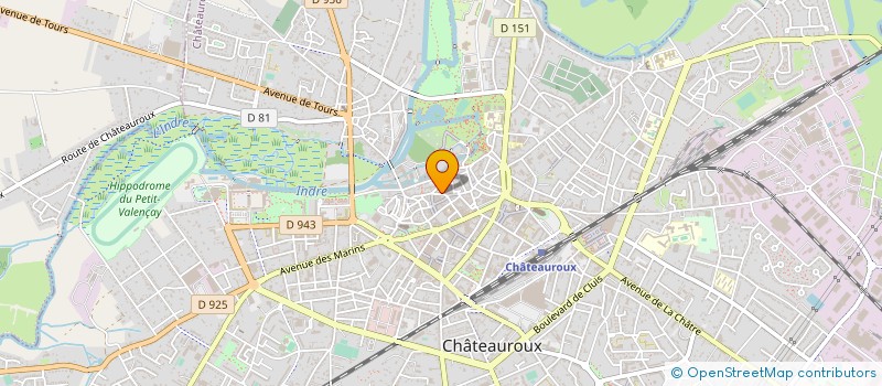 localisation de l'entreprise SYND COPROP RESIDENCE DU MARCHE à CHATEAUROUX