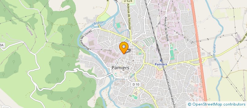 localisation de l'entreprise SYND COPROP RESIDENCE FOUR DU VIGUIER à PAMIERS