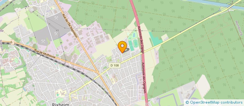 localisation de l'entreprise SYND COPROP RESIDENCE L'OREE DU BOIS  RIXHEIM