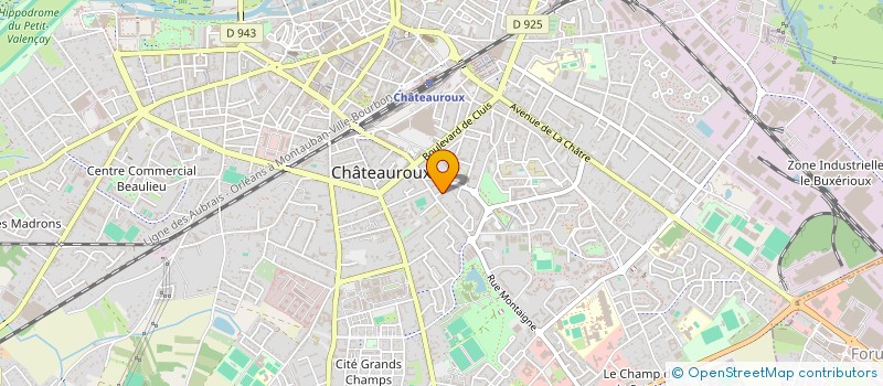 localisation de l'entreprise SYND COPROP RESIDENCE LA BRAUDERIE à CHATEAUROUX
