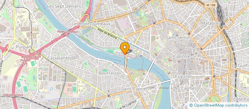 localisation de l'entreprise SYND COPROP RESIDENCE LA CATALANE  TOULOUSE