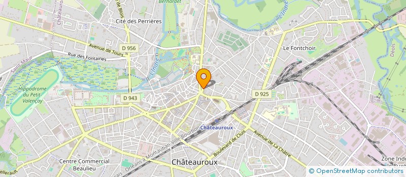 localisation de l'entreprise SYND COPROP RESIDENCE LA FAYETTE à CHATEAUROUX