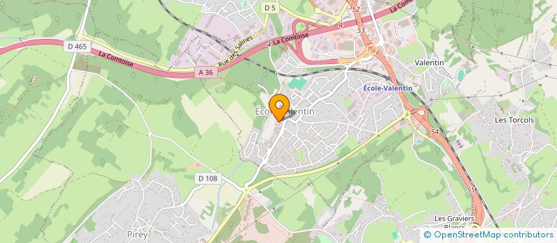 localisation de l'entreprise SYND COPROP RESIDENCE LA GRANGE  ECOLE-VALENTIN