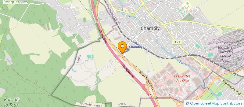 localisation de l'entreprise SYND COPROP RESIDENCE LA PEPINIERE  CHAMBLY