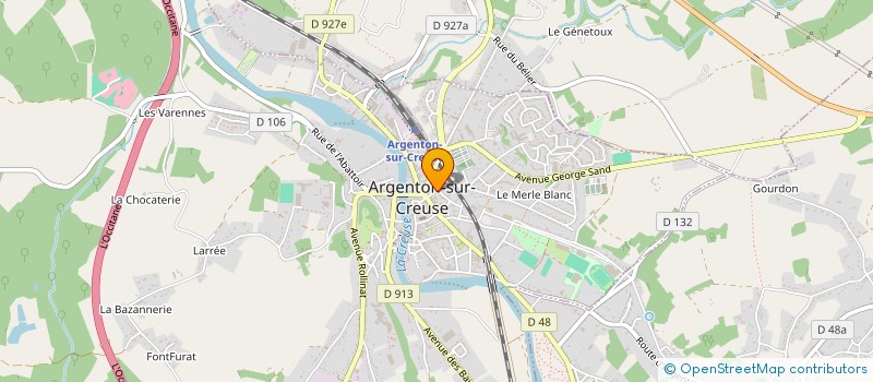 localisation de l'entreprise SYND COPROP RESIDENCE LA PIERRE TAILLEE  ARGENTON-SUR-CREUSE