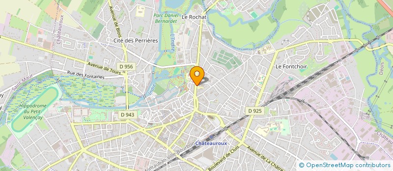 localisation de l'entreprise SYND COPROP RESIDENCE LA PLEIADE à CHATEAUROUX