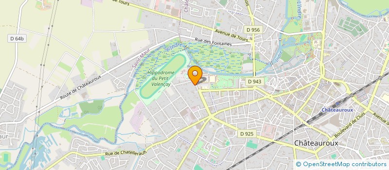 localisation de l'entreprise SYND COPROP RESIDENCE LA VALLA à CHATEAUROUX