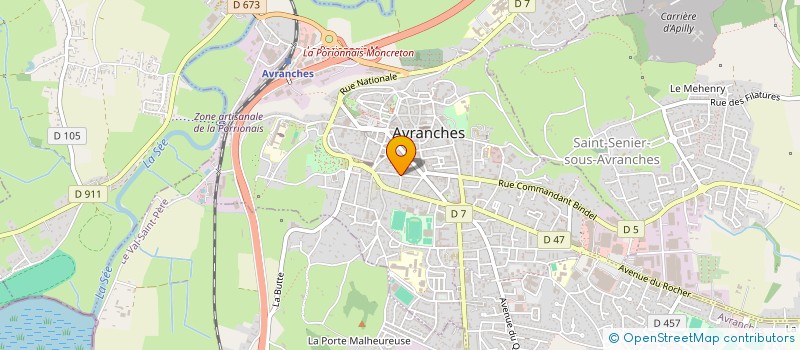 localisation de l'entreprise SYND COPROP RESIDENCE LE BEL ETOILE  AVRANCHES