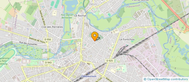 localisation de l'entreprise SYND COPROP RESIDENCE LE COLOMBIER I à CHATEAUROUX