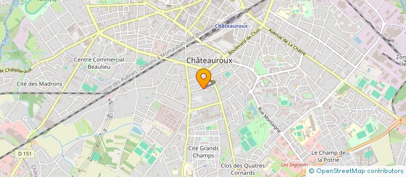 localisation de l'entreprise SYND COPROP RESIDENCE LE DAUPHIN à CHATEAUROUX