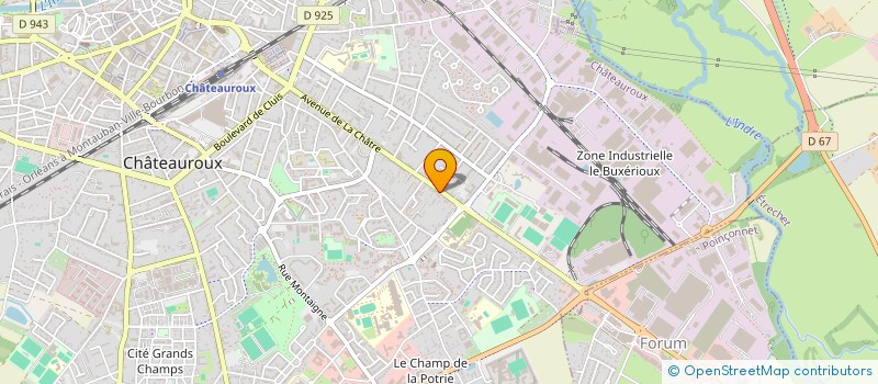 localisation de l'entreprise SYND COPROP RESIDENCE LE FOCH à CHATEAUROUX