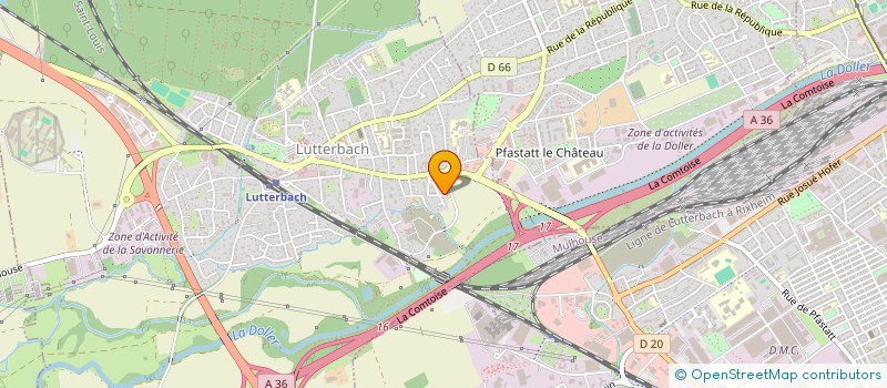 localisation de l'entreprise SYND COPROP RESIDENCE LE FROHNMATTEN  LUTTERBACH