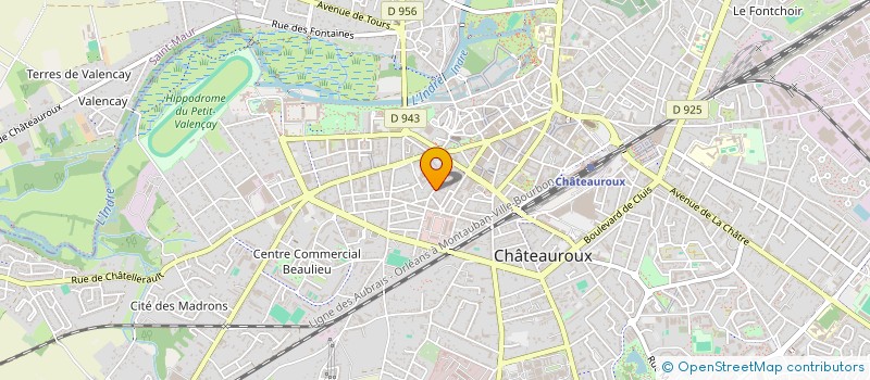 localisation de l'entreprise SYND COPROP RESIDENCE LE KLEBER à CHATEAUROUX