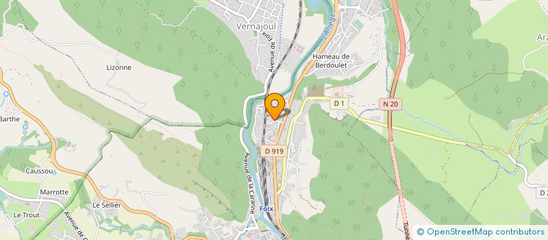 localisation de l'entreprise SYND COPROP RESIDENCE LE MAS à FOIX