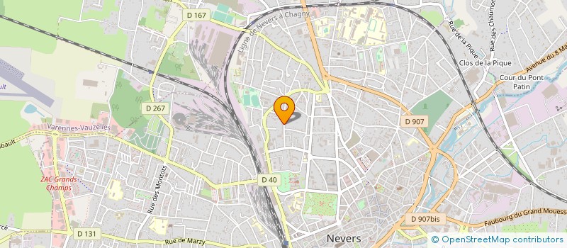 localisation de l'entreprise SYND COPROP RESIDENCE LE MONTFERRAT à NEVERS
