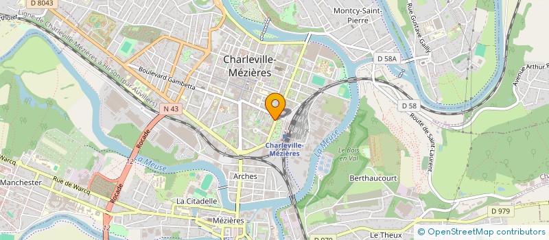 localisation de l'entreprise SYND COPROP RESIDENCE LE NORD 1  CHARLEVILLE-MEZIERES