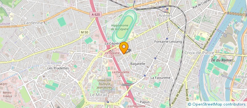 localisation de l'entreprise SYND COPROP RESIDENCE LE RONSARD  TOULOUSE