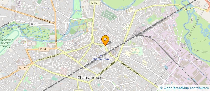 localisation de l'entreprise SYND COPROP RESIDENCE LE RUBENS à CHATEAUROUX