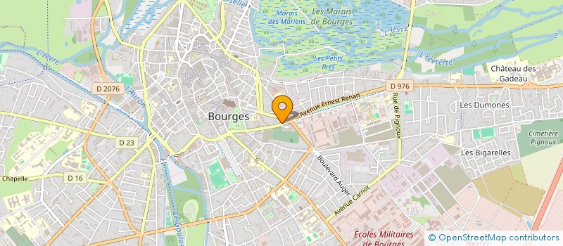 localisation de l'entreprise SYND.COPROP.RESIDENCE LE SARREBOURG  BOURGES